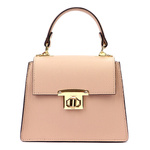 Skórzany damski kuferek listonoszka z paskiem torebka do ręki Luka