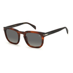 Okulary DAVID BECKHAM DB-7076-S-EX4. Okulary przeciwsłoneczne, Kolor brązowy. Mężczyzna.
