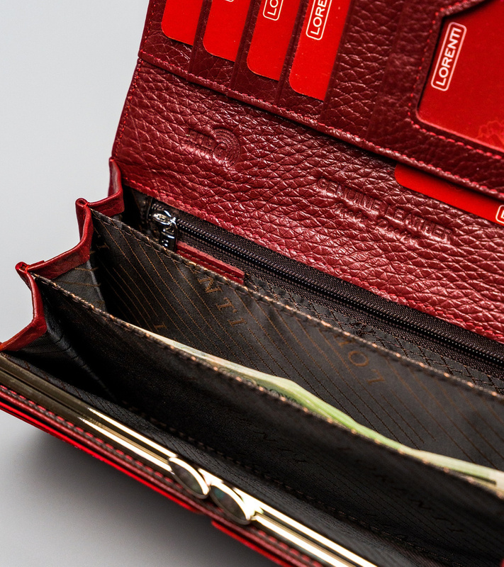 Skórzany damski portfel Lorenti 72401-SH-N RFID