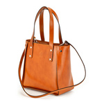 Duża torebka na ramię damska skórzana shopperbag