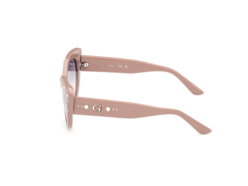 Okulary GUESS GU00163-5457W. Okulary przeciwsłoneczne, Kolor beżowy. Kobieta.