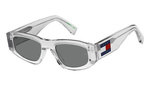 Okulary TOMMY JEANS TJ-0087-S-900. Okulary przeciwsłoneczne, Kolor szary. Unisex.