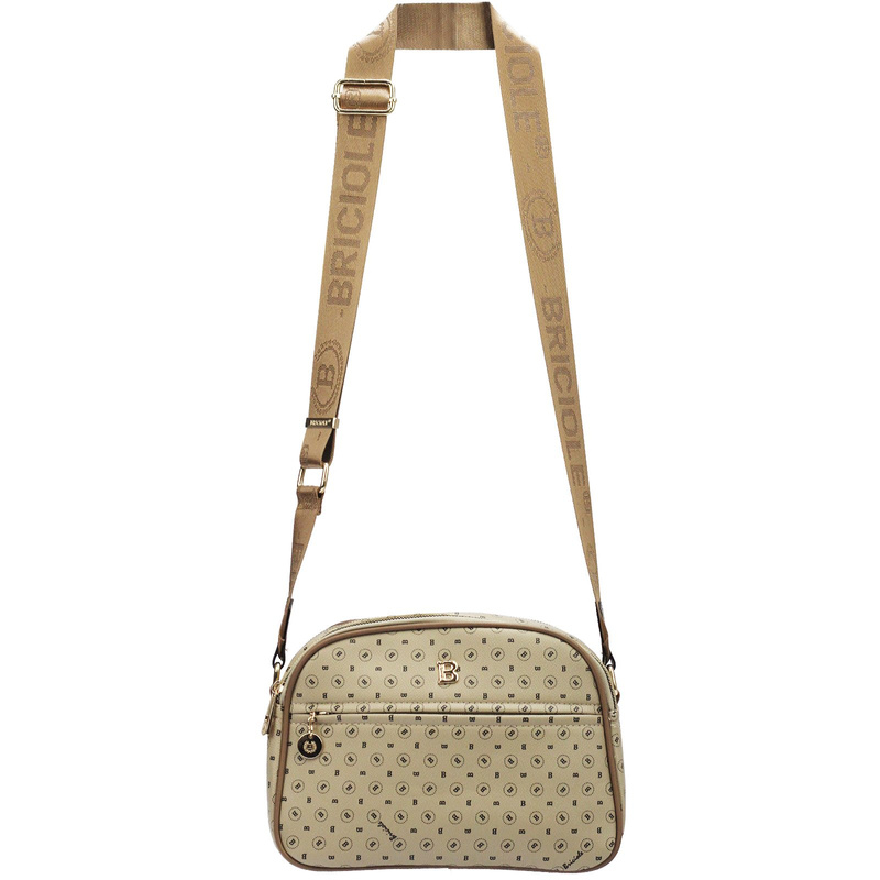 BRICIOLE damska listonoszka skóra eko torebka na ramię dwukomorowa