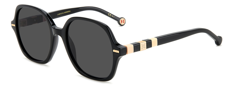 Okulary CAROLINA HERRERA HER0106SKDX. Okulary przeciwsłoneczne, Kolor czarny. Kobieta.