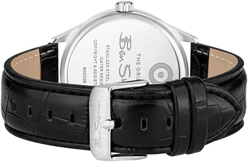 Zegarek BEN SHERMAN BS022B. Kwarcowy, Kolor czarny. Mężczyzna.