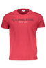 T-SHIRT US POLO Z KRÓTKIM RĘKAWEM MĘSKI CZERWONY