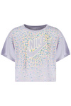 FIOLETOWA KOSZULKA DZIECIĘCA Z KRÓTKIM RĘKAWEM NIKE
