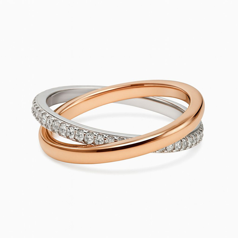 Biżuteria DIAMONFIRE 6119621082170. Pierścionek, Kolor szary. Kobieta.