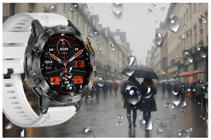 SMARTWATCH MĘSKI GRAVITY GT9-10 - WYKONYWANIE POŁĄCZEŃ, CIŚNIENIOMIERZ (sg021j)