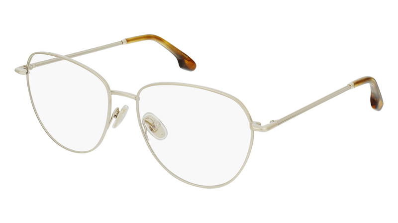 Okulary VICTORIA BECKHAM VB21195515714. EYEGLASSES, Kolor złoty. Kobieta.