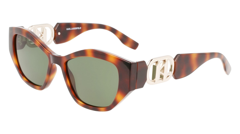 Okulary KARL LAGERFELD KL6086SH-240. Okulary przeciwsłoneczne, Kolor brązowy. Kobieta.