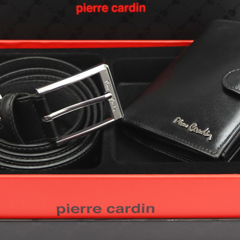 Meski zestaw prezentowy skóra naturalna Pierre Cardin ZG-115