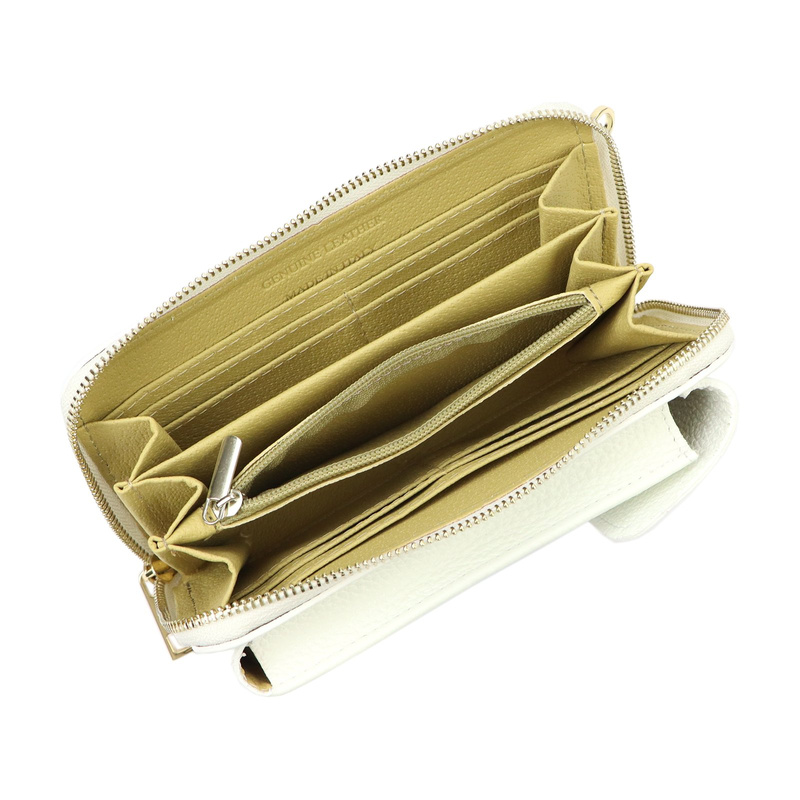 Gregorio etui na telefon z paskiem na ramię portfel torebka skóra naturalna