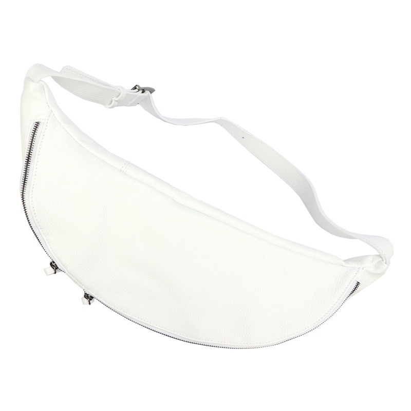 Luka listonoszka damska skóra naturalna saszetka przez ramię z kieszenią