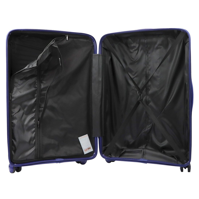 Jony zestaw trzech walizek podróżnych na kółkach z kosmetyczką ABS