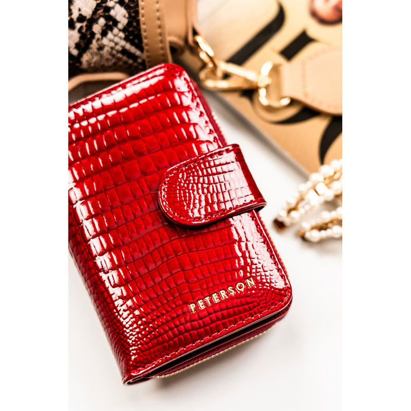 Skórzany damski portfel Peterson PTN PH31-1-RS