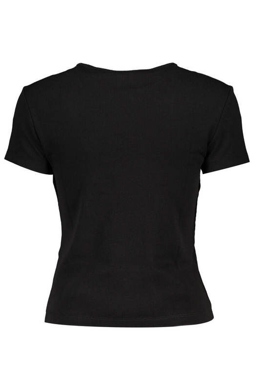 CZARNY DAMSKI T-SHIRT Z KRÓTKIM RĘKAWEM TOMMY HILFIGER
