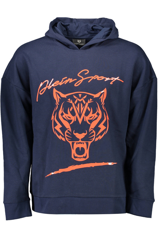 BLUZA PLEIN SPORT BEZ ZAMKA MĘSKA NIEBIESKA