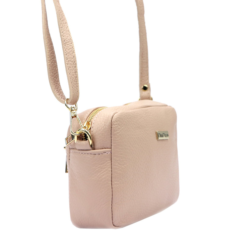 MiaMore damska listonoszka skóra naturalna torebka na ramię miejska