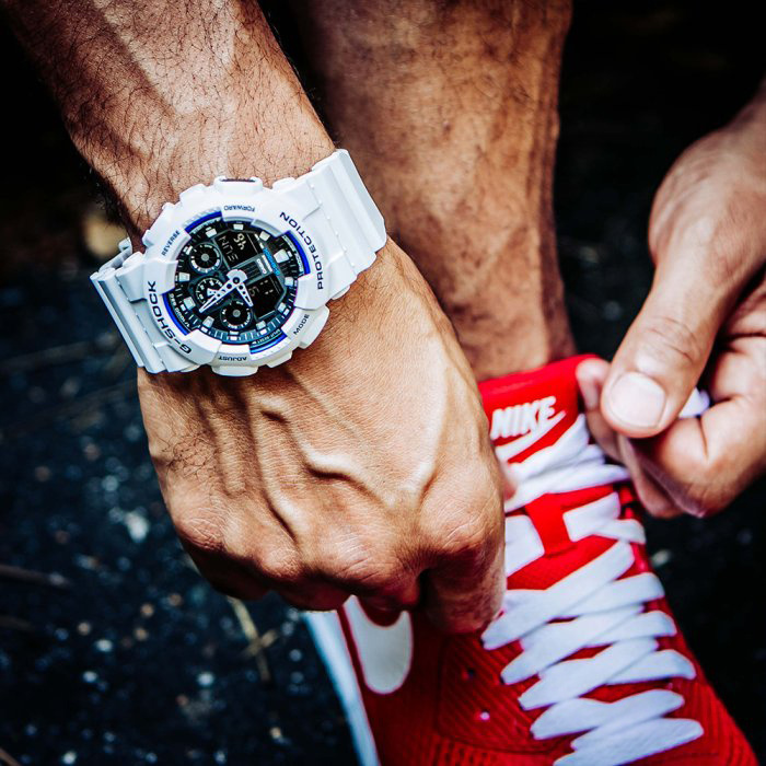 ZEGAREK MĘSKI CASIO G-SHOCK GA-100B-7AER (zd135g) + BOX