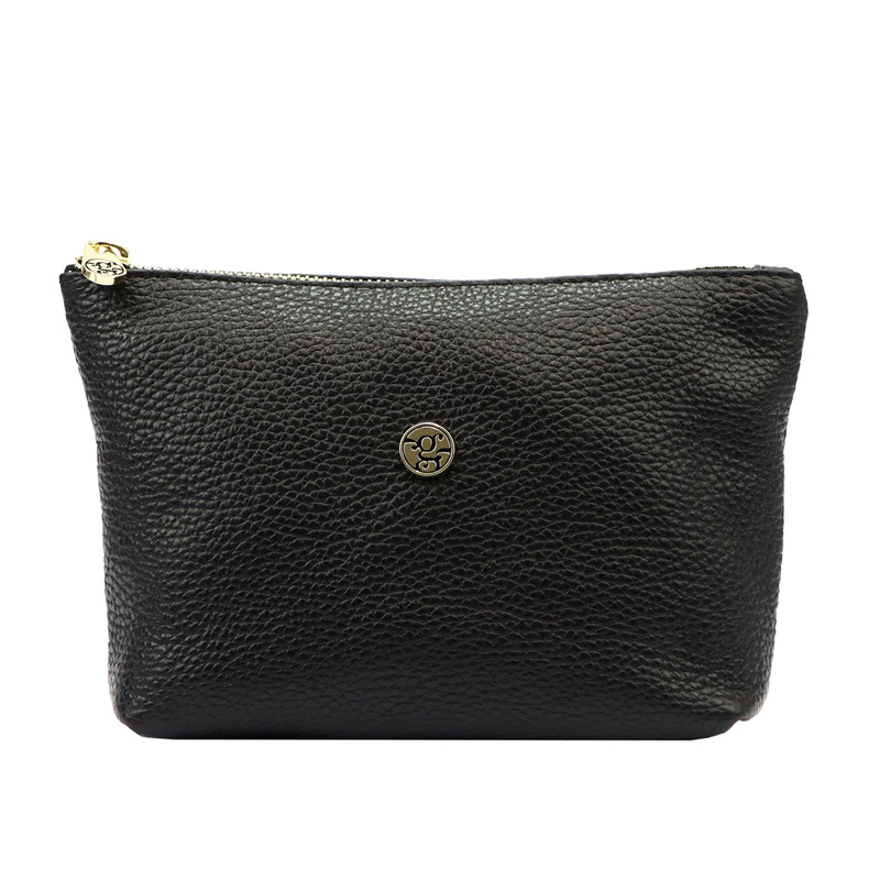 Gregorio Kosmetyczka damska ze skóry naturalnej zapinana na suwak