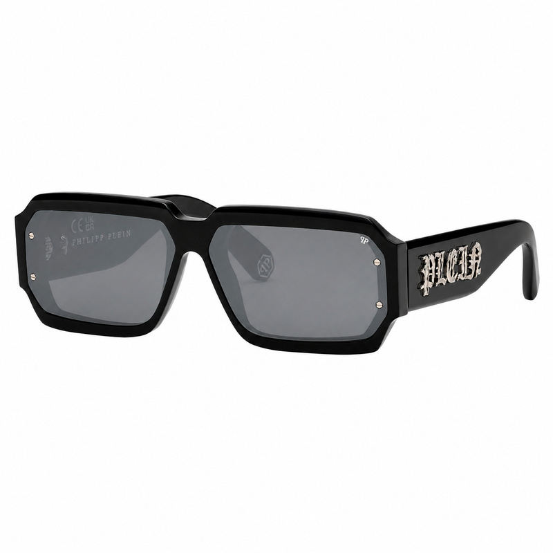 Okulary PHILIPP PLEIN SPP150-670703. Okulary przeciwsłoneczne, Kolor czarny. Mężczyzna.