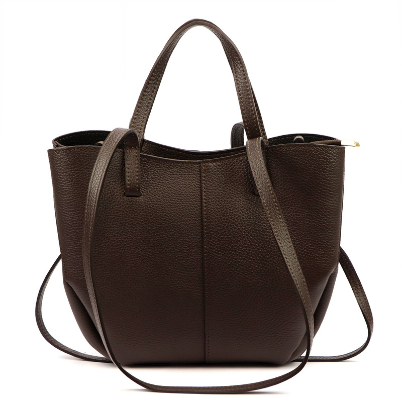 Luka Skórzana pojemna Stylowa damska shopperbag torebka na ramię