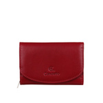 Czerwony skórzany Portfel damski Canaletto PD1202cs165 RFID
