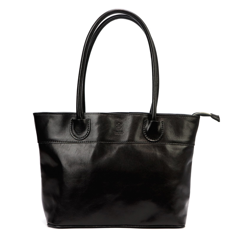 Skórzana duża elegancka damska shopperbag torebka na ramię Florence