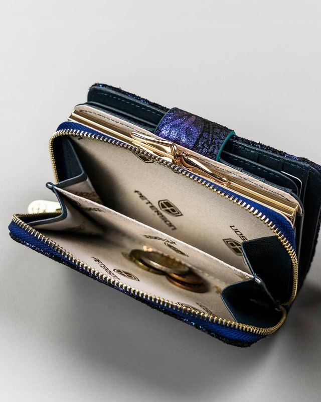 Skórzany damski portfel Peterson PTN 425214-ONBF