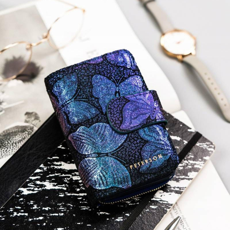 Skórzany damski portfel Peterson PTN 425214-ONBF