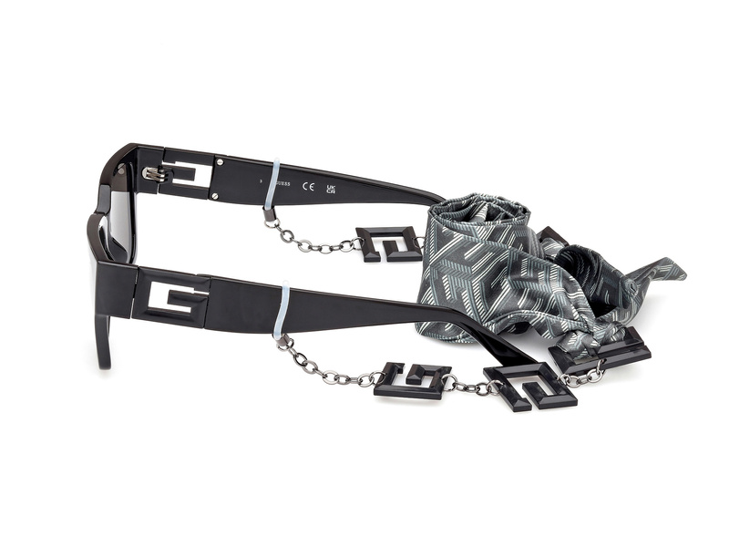 Okulary GUESS GU7916-5501A. Okulary przeciwsłoneczne, Kolor czarny. Unisex.