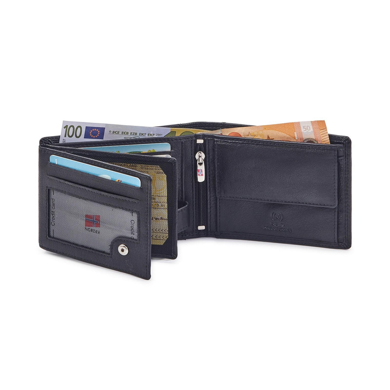 Skórzany męski portfel Nordee GW-BELLU RFID