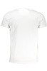 T-SHIRT MĘSKI Z KRÓTKIM RĘKAWEM KLASY CAVALLI BIAŁY