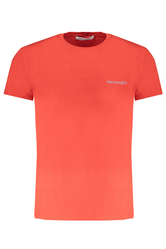 T-SHIRT MĘSKI Z KRÓTKIM RĘKAWEM TRUSSARDI CZERWONY