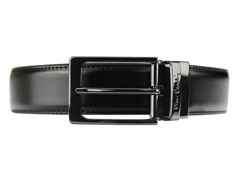 Elegancki skórzany męski pasek od Pierre Cardin