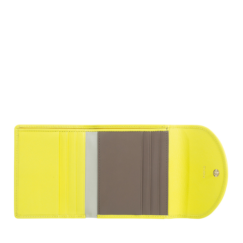 DUDU portfel damski skóra naturalna zgrabna portmonetka na zatrzask