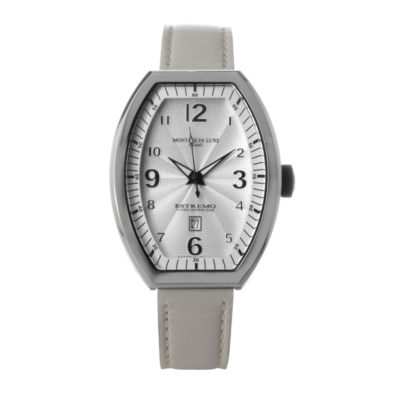 Zegarek MONTRES DE LUXE 09EX-LAS-8300. Kwarcowy, Kolor biały. Kobieta.