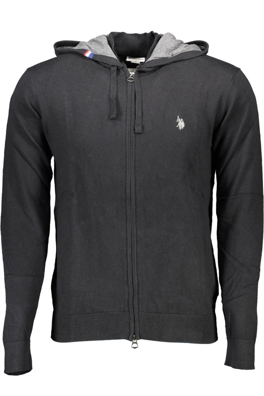 bluza na zamek POLO US MĘSKI CZARNY
