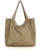 MARCO MAZZINI Torebka miejski shopper bag skóra naturalna handmade beżowa cappuccino