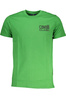 ZIELONY T-SHIRT MĘSKI Z KRÓTKIM RĘKAWEM KLASY CAVALLI