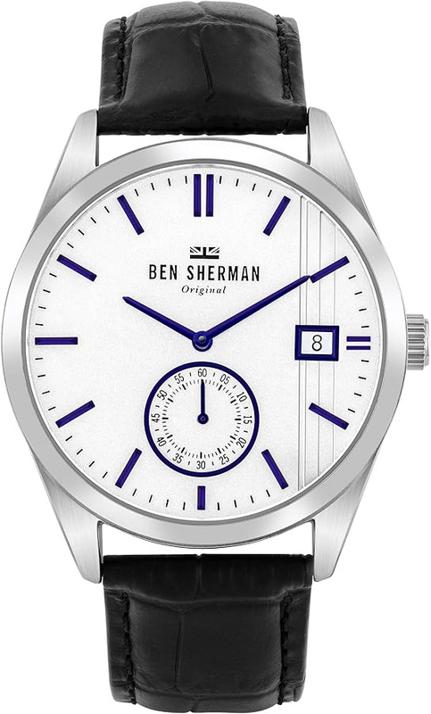 Zegarek BEN SHERMAN WB039UB. Kwarcowy, Kolor biały. Mężczyzna.