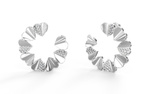 Biżuteria GUESS JUBE03037JWRH. Kolczyki, Kolor szary. Kobieta.