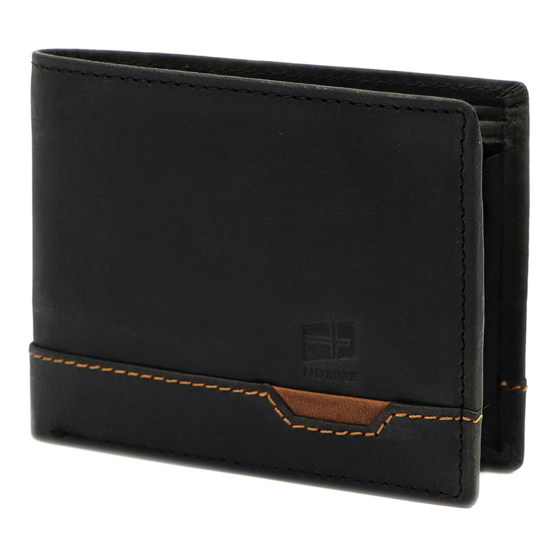 Skórzany męski portfel Nordee HJORT 035