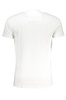 T-SHIRT MĘSKI Z KRÓTKIM RĘKAWEM KLASY CAVALLI BIAŁY