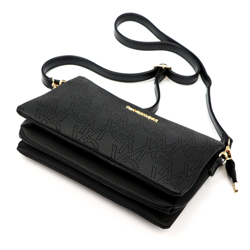 Gian Marco Venturi Listonoszka Na Ramię Damska Mała Skóra Eko Organizer