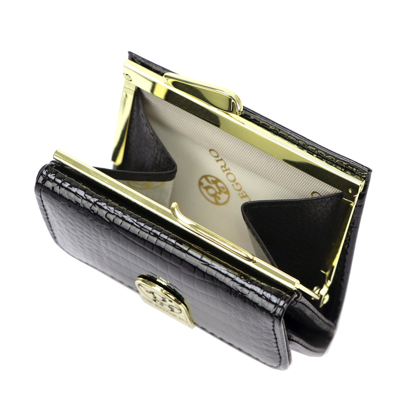 Lakierowana mała damska portmonetka marki Gregorio