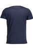NIEBIESKI T-SHIRT Z KRÓTKIM RĘKAWEM LA MARTINA