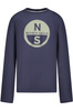 DZIECIĘCA KOSZULKA Z DŁUGIM RĘKAWEM NORTH SAILS, NIEBIESKA