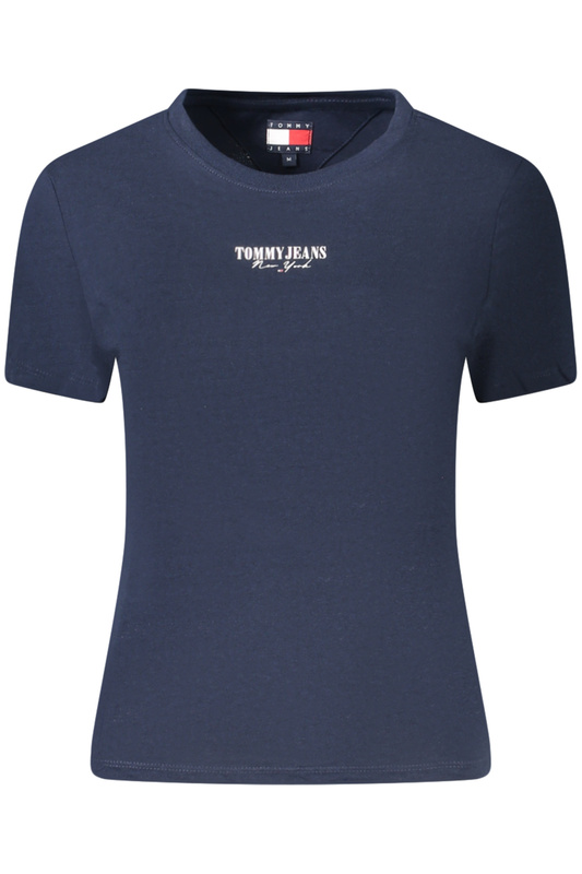 TOMMY HILFIGER DAMSKI T-SHIRT Z KRÓTKIM RĘKAWEM NIEBIESKI